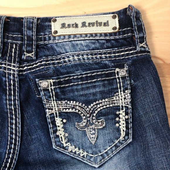 Rock Revival Sz 26 Lynkai Easy Crop - Picture 2 of 8